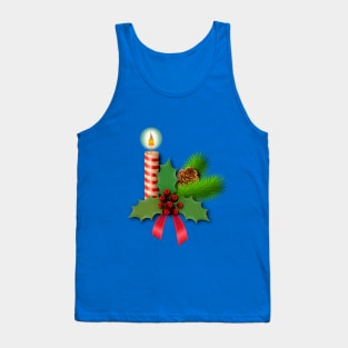 Christmas Candle & Decorations Tank Top